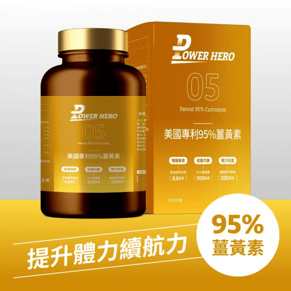 勁漢英雄 PowerHero 官網圖/薑黃介紹